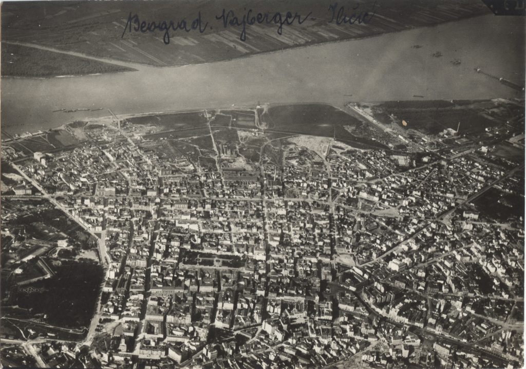 Beograd iz vazduha, 1928. godine.