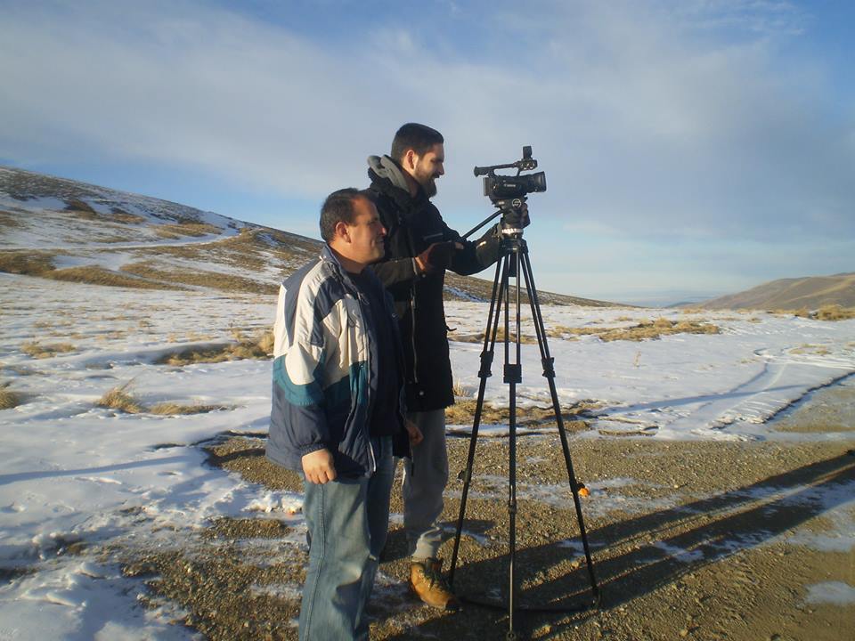Malešević na snimanju dokumentarnog filma Gora.